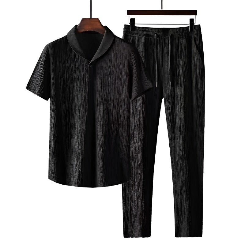 Matthijs | Cotton Polo & Trouser Set
