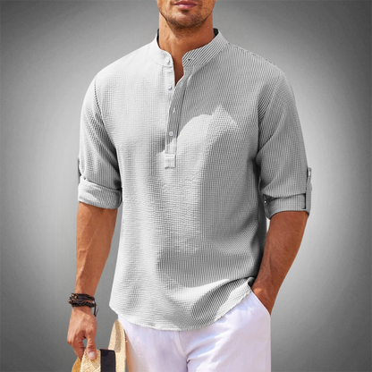 Camisa de lino elegante para hombre - Maurice