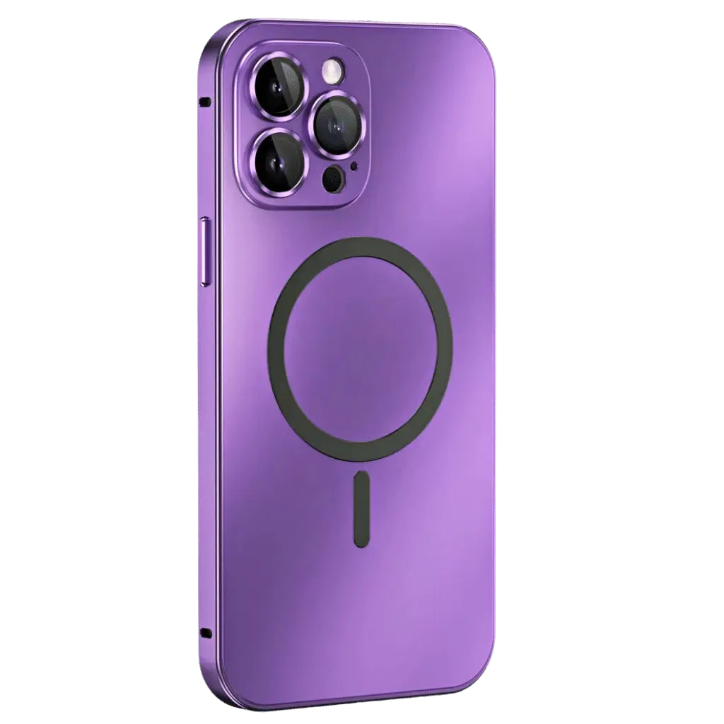 Magnetische Handyhülle aus Metall für iPhone mit elegantem und schützendem Design