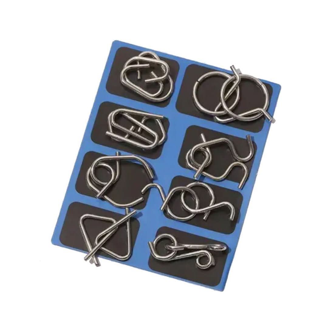 Rompecabezas de metal Montessori (8 piezas)