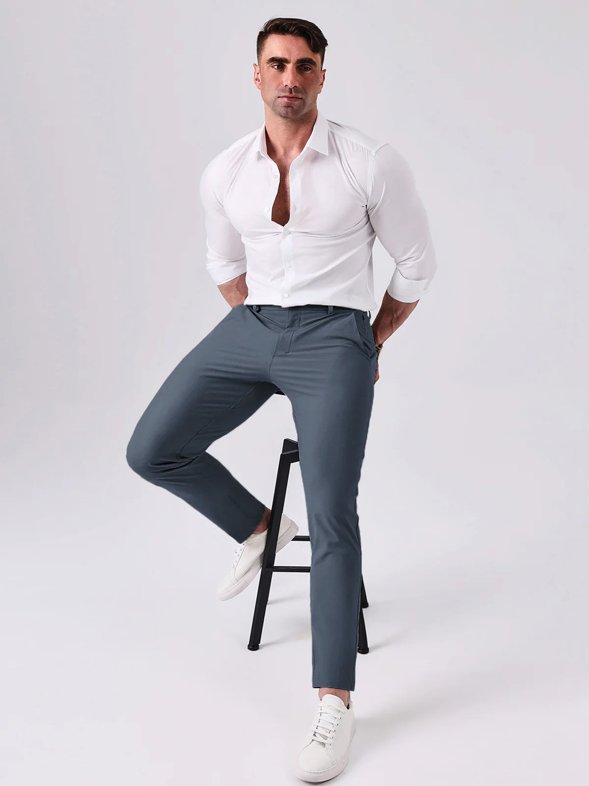 Mike | Slim Fit Trousers
