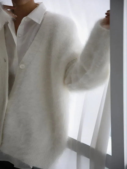 Mila | Soft Fluffy Ladies' Cardigan