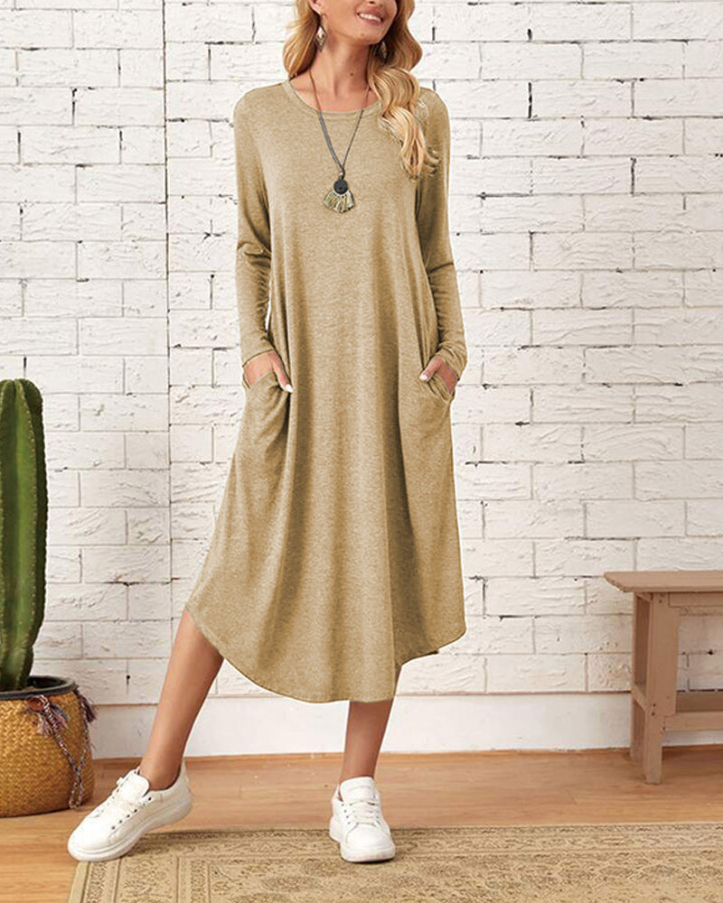 Milleke | Ladies' Dress with Long Sleeves