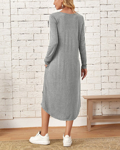Milleke | Ladies' Dress with Long Sleeves