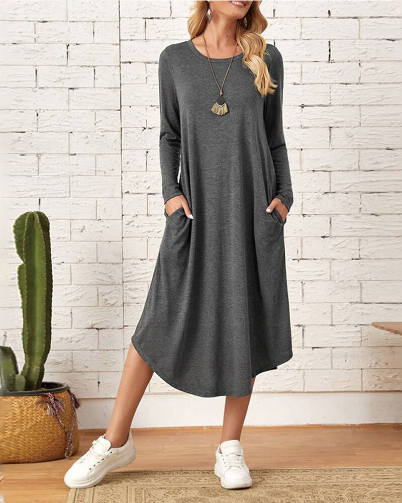 Milleke | Ladies' Dress with Long Sleeves