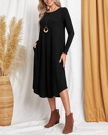 Milleke | Ladies' Dress with Long Sleeves