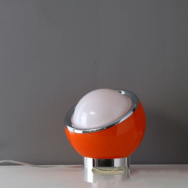 Einzigartige Tischlampe mit Glasschirm