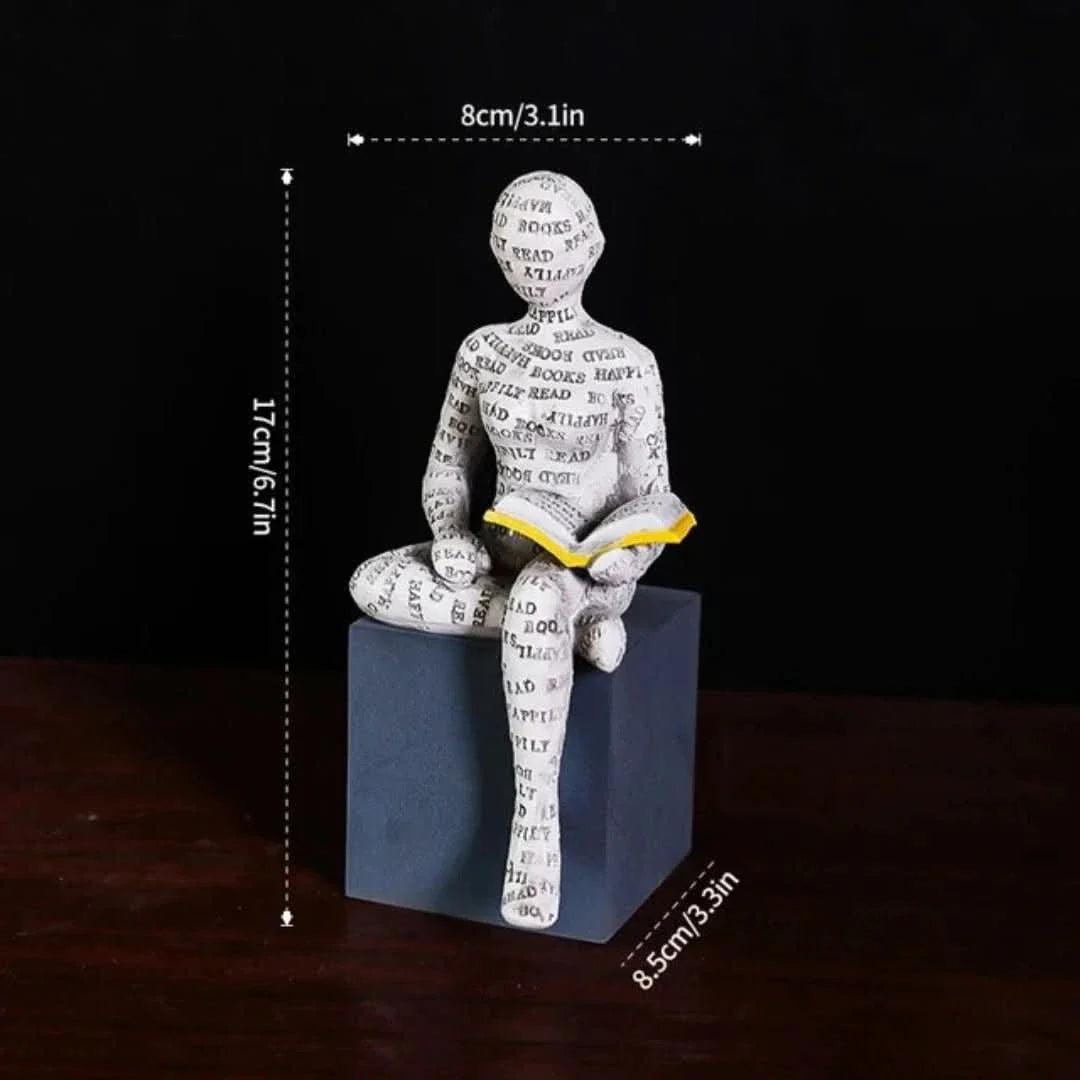 Leitura moderna | Estátua feminina