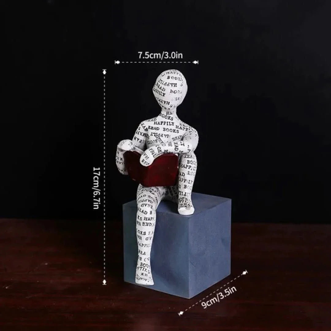 Leitura moderna | Estátua feminina