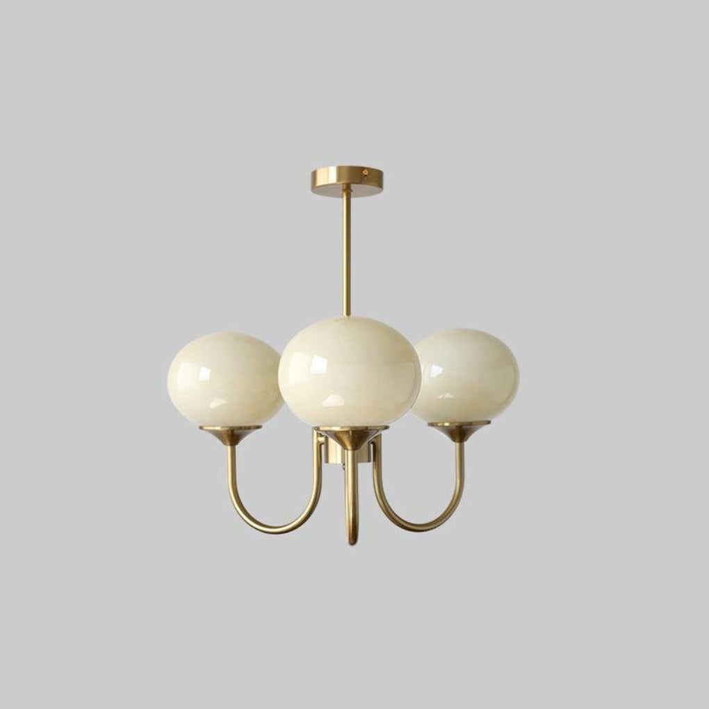 Modern Pink and Gold Chandelier Ceiling Light
