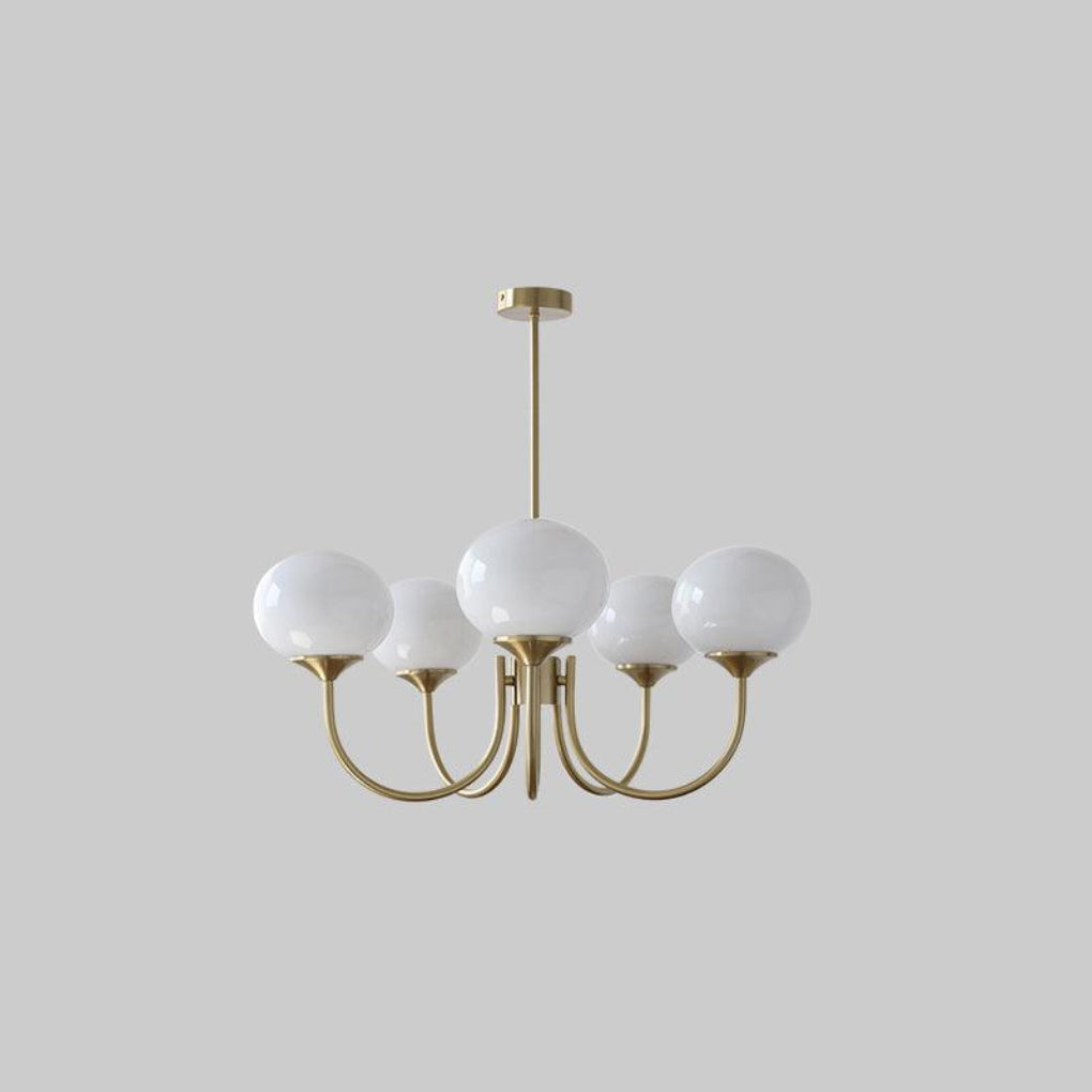 Modern Pink and Gold Chandelier Ceiling Light