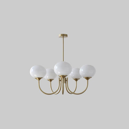 Modern Pink and Gold Chandelier Ceiling Light