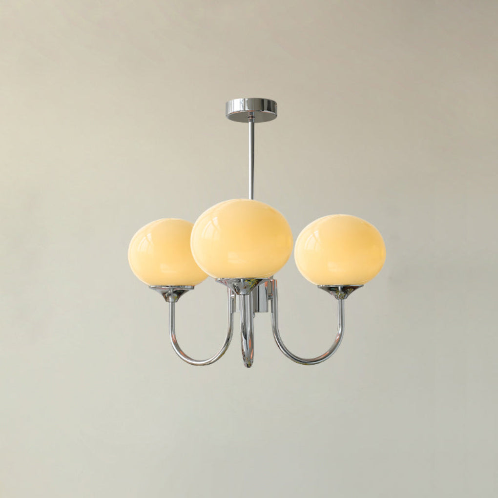 Modern Pink and Gold Chandelier Ceiling Light
