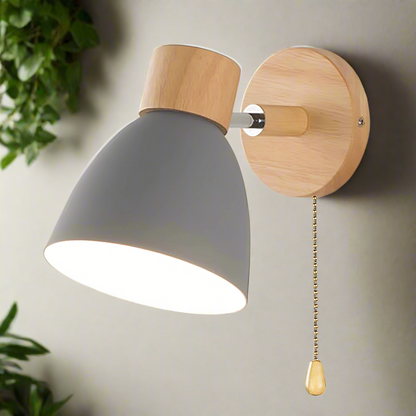 Scandinavian Wall Lamps with Pull Switch