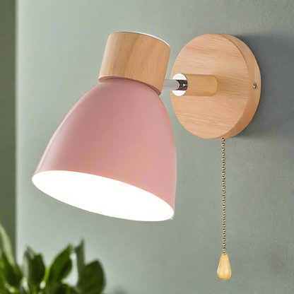 Scandinavian Wall Lamps with Pull Switch