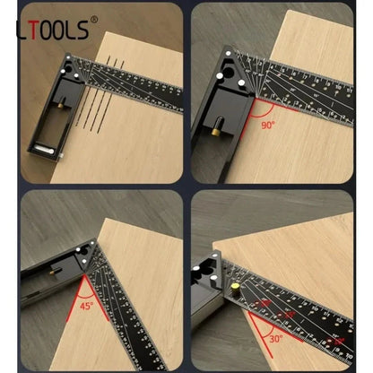 Multi-Angle Measuring Ruler | Professional Measuring Tool