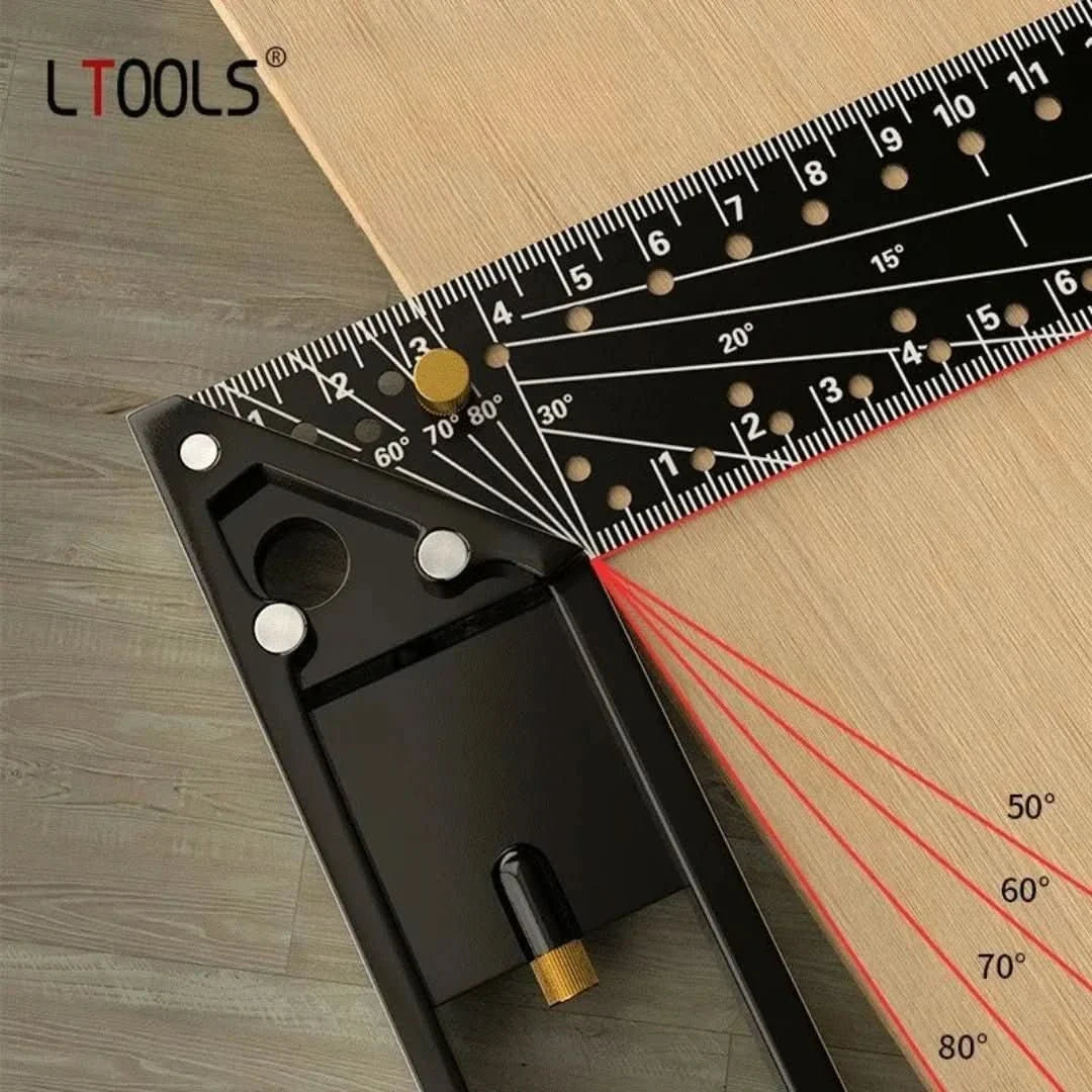 Multi-Angle Measuring Ruler | Professional Measuring Tool