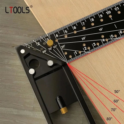 Multi-Angle Measuring Ruler | Professional Measuring Tool