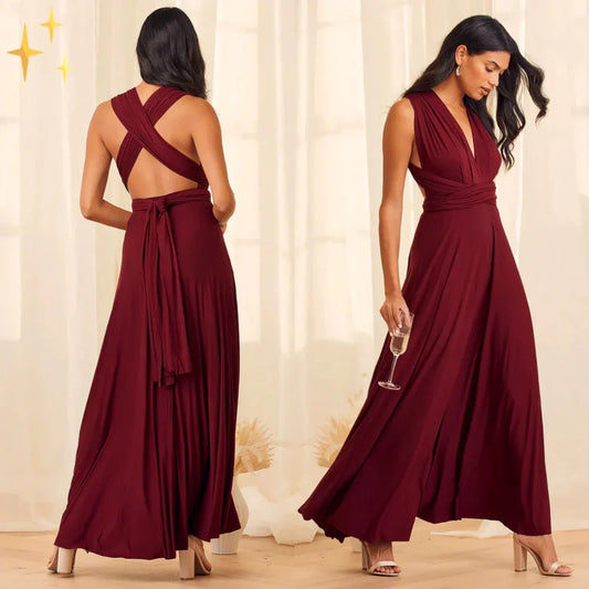 Vestido envolvente multifuncional A Lot para mujer