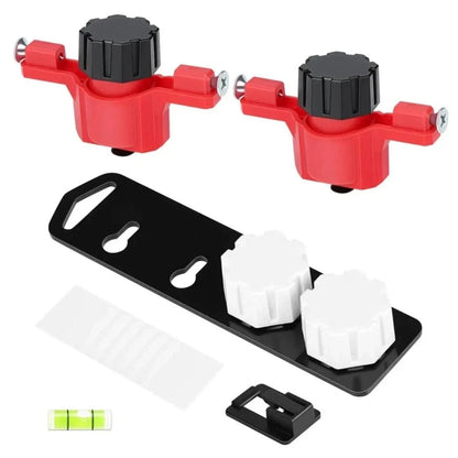 MuurMate Set | Screwless Drill Locator & Built-in Spirit Level