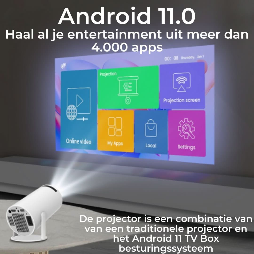 NanoCast - Intelligenter HD-Projektor