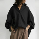 Oversized Women's Blouse with Long Sleeves