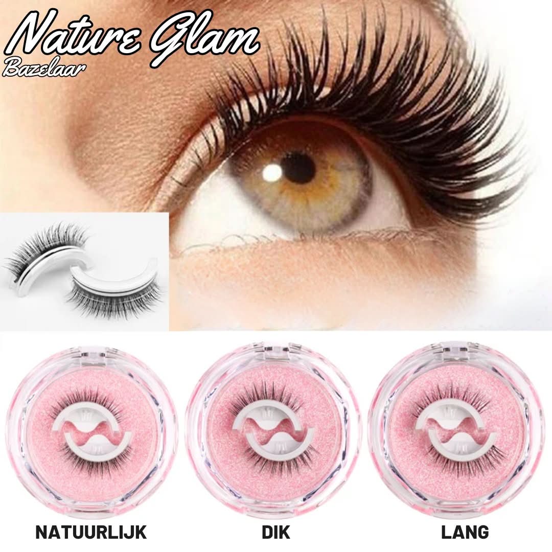 Nature Glam | Reusable Eyelashes & Self-Adhesive