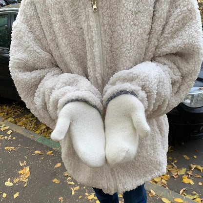 Nessa | Warm & Stylish Plush Mittens