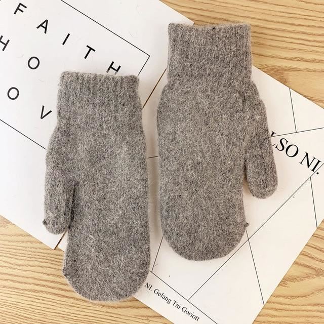 Nessa | Warm & Stylish Plush Mittens