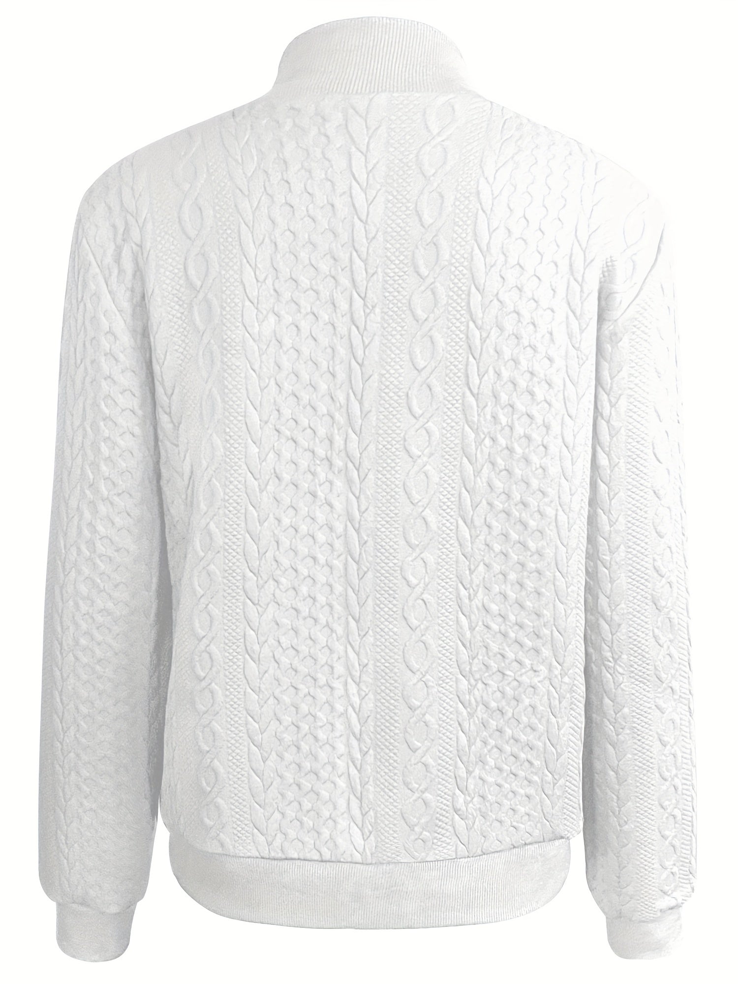 Nina | Casual bomber jacket with texture and zip fastening