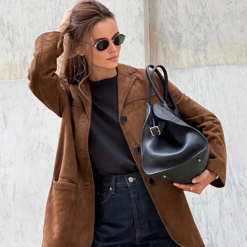 Nina | Suede Ladies' Jacket