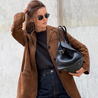 Nina | Suede Ladies' Jacket