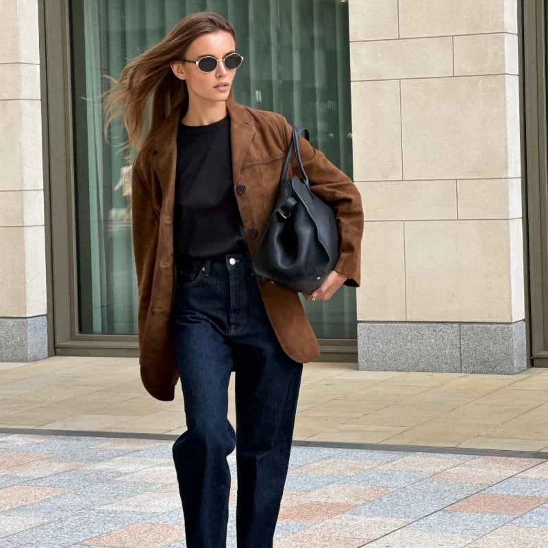 Nina | Suede Ladies' Jacket