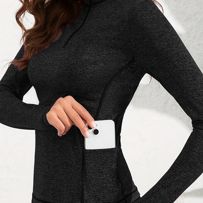 Nina | Cycling Sweater with Long Sleeves and Thumb Holes