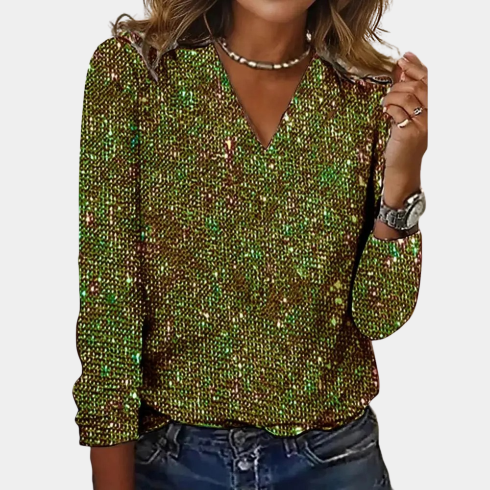 Nina | Glitter Top for Women