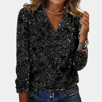 Nina | Glitter Top for Women