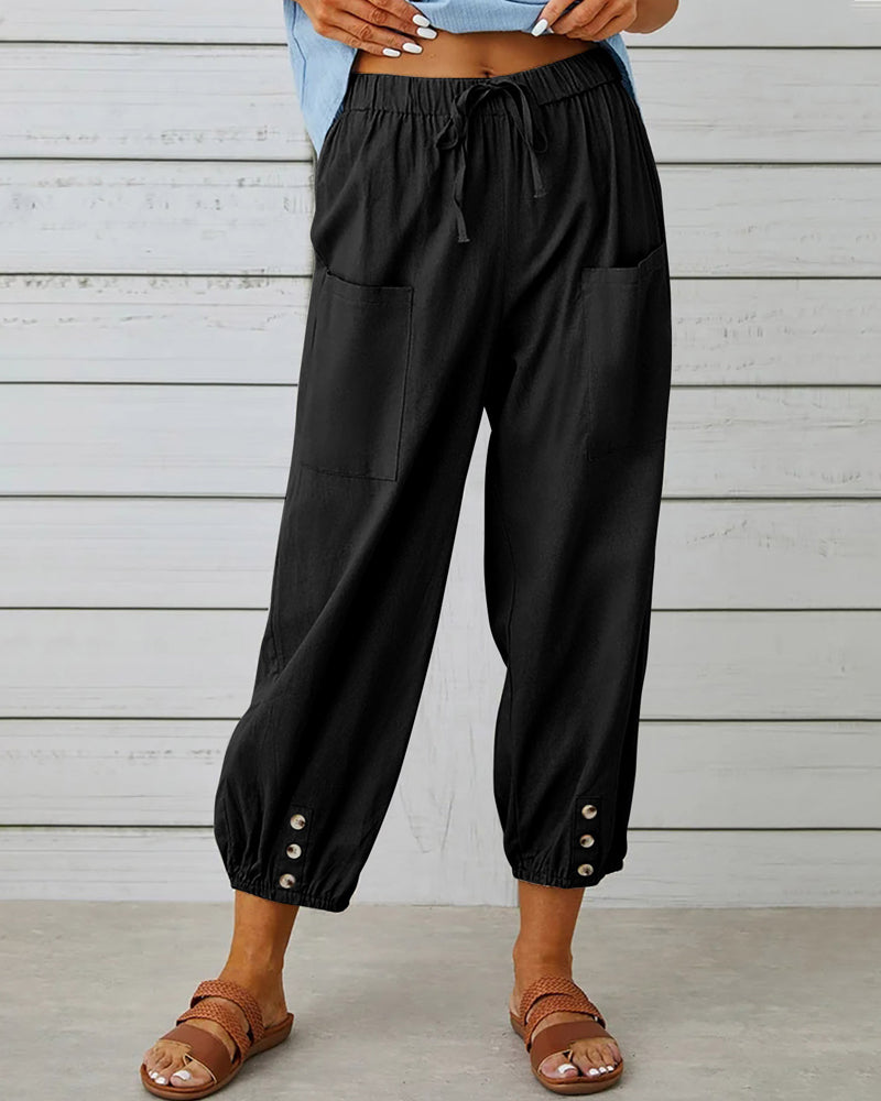 Nina | Loose Trousers with High Waist