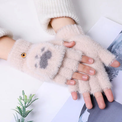 Nina | Cute & Comfortable Minky Mittens