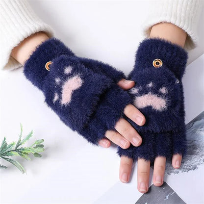 Nina | Cute & Comfortable Minky Mittens