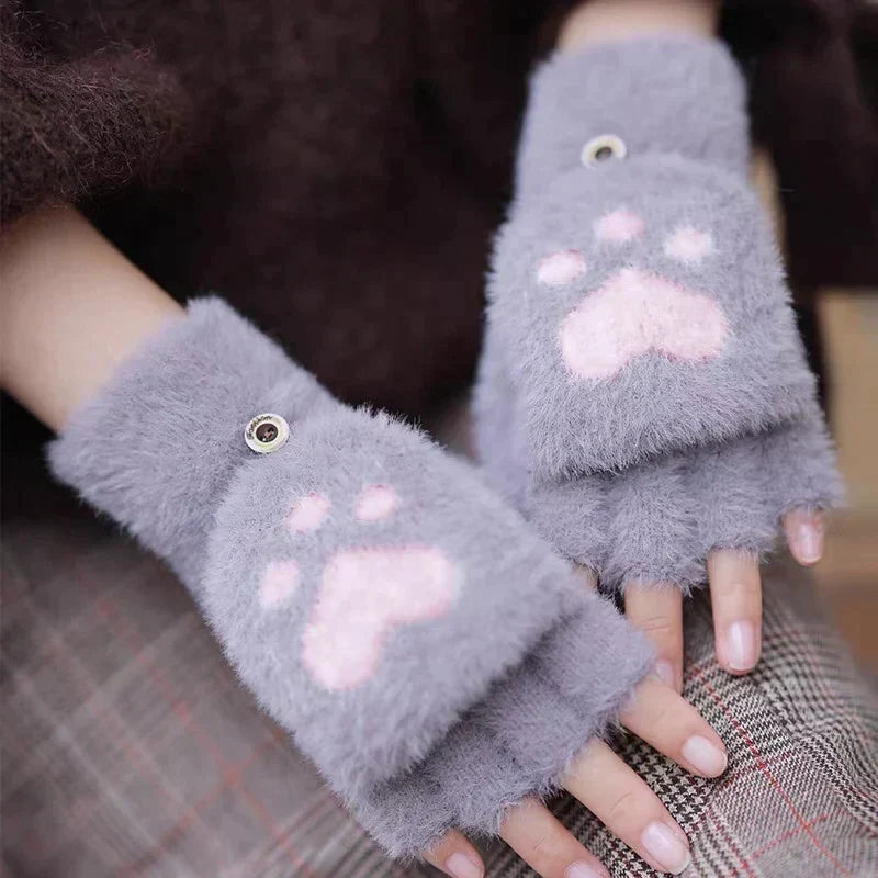 Nina | Cute & Comfortable Minky Mittens