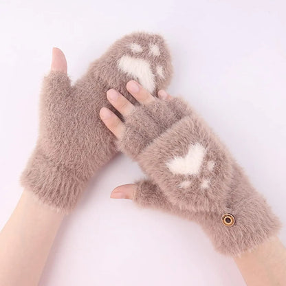 Nina | Cute & Comfortable Minky Mittens