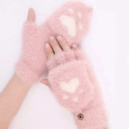 Nina | Cute & Comfortable Minky Mittens