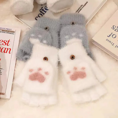 Nina | Cute & Comfortable Minky Mittens