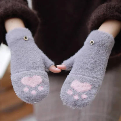 Nina | Cute & Comfortable Minky Mittens