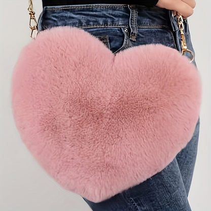 Nina | Cute Plush Heart-Shaped Bag