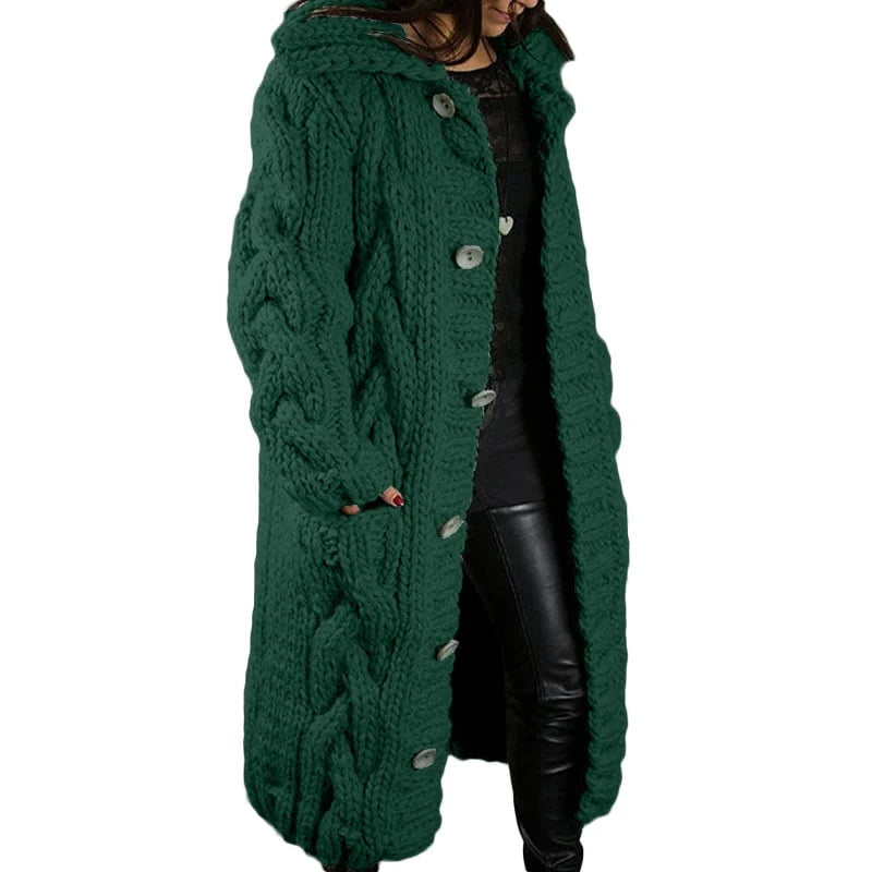 Nina | Stylish Thick Knitted Women's Cardigan