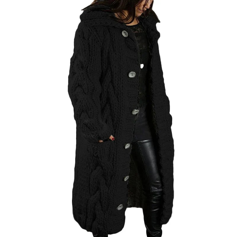 Nina | Stylish Thick Knitted Women's Cardigan