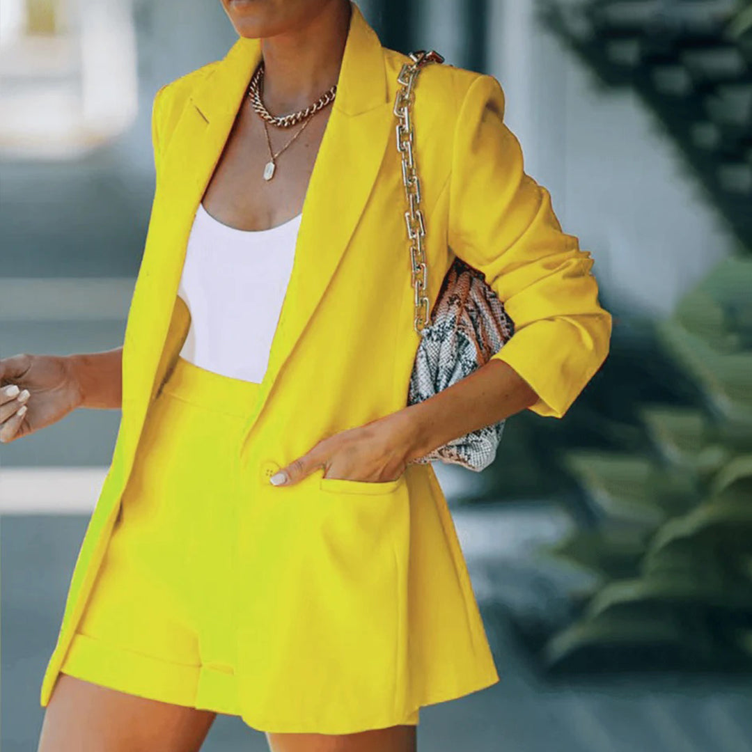 Nina | Summer Blazer and Shorts Set