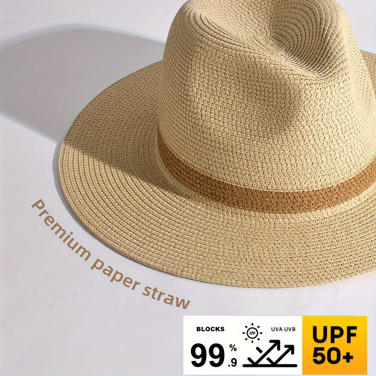 Noa | Fashionable Panama Hat with Wide Brim
