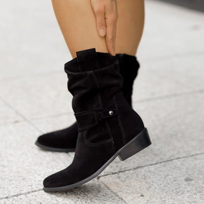 Ivana - Suede Ankle Boots